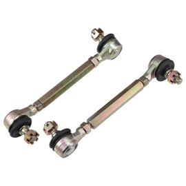 X AUTOHAUX 9cm 3.54" Steering Tie Rod End Tie Rod Link Fit for 50cc 70cc 90cc 110cc 125cc 150cc ATV Quad Four Wheeler with Ball Joint Accessories - Pack of 2