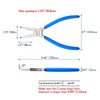 SPEEDWOX Snap Ring Pliers for Holes, Curved Claws, 90° Tip
