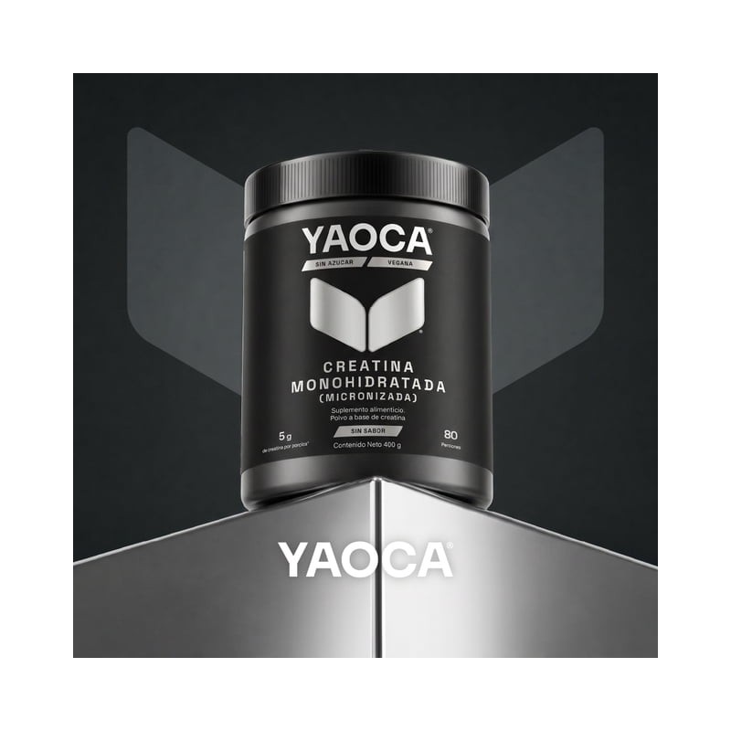 Suplemento alimenticio YAOCA creatina monohidratada 400 g