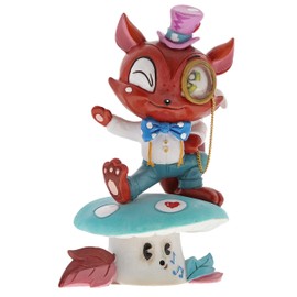Enesco The World of Miss Mindy Mr. Fox Stone Resin Figurine, Multicolor