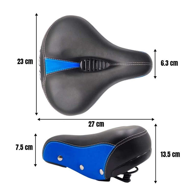 ALTREGO Asiento para Bicicleta Prostático, Ancho y Muy Cómodo, Incluye