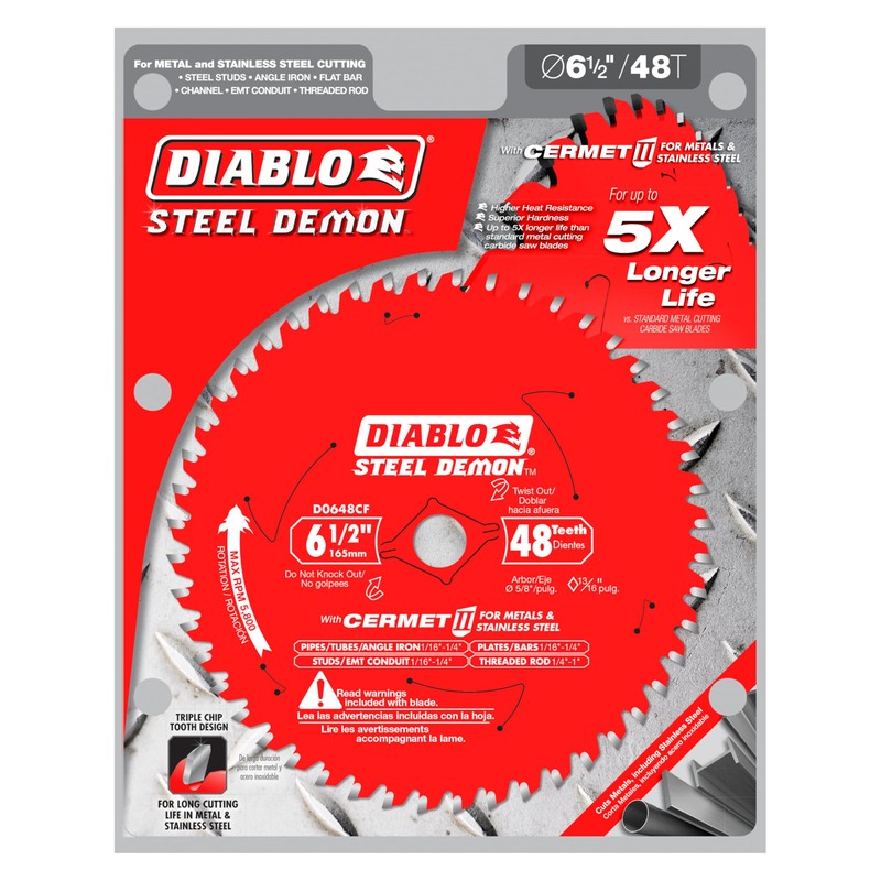 Diablo Steel Demon Cermet II Saw Blade for Metal -