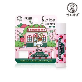 Mentholatum Lip Ice Lip Balm Strawberry KKKIM 3.5g x3 / 멘소래담 립아이스 립밤 딸기 KKKIM 3.5g x3개
