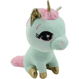 Sweety Toys 11735 Unicorn Plush Toy Cuddly Toy 25 cm Sitting Turquoise Mint