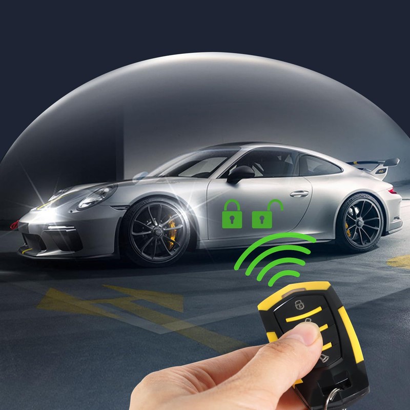 Unifizz Car Remote Central Locking Kit Keyless Car Door Anti-Theft