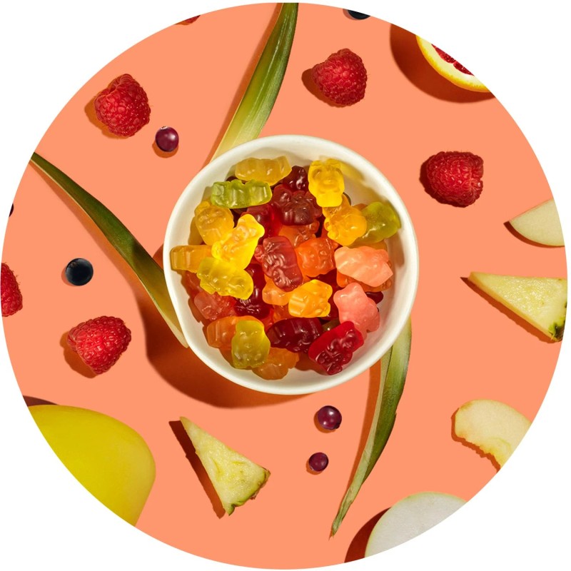 Albanese True to Fruit Gummy Candy 25 Ounce Pack Exotic