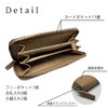 Premier Leather House Men's Long Wallet, Saffiano Brand, Genuine Leather,