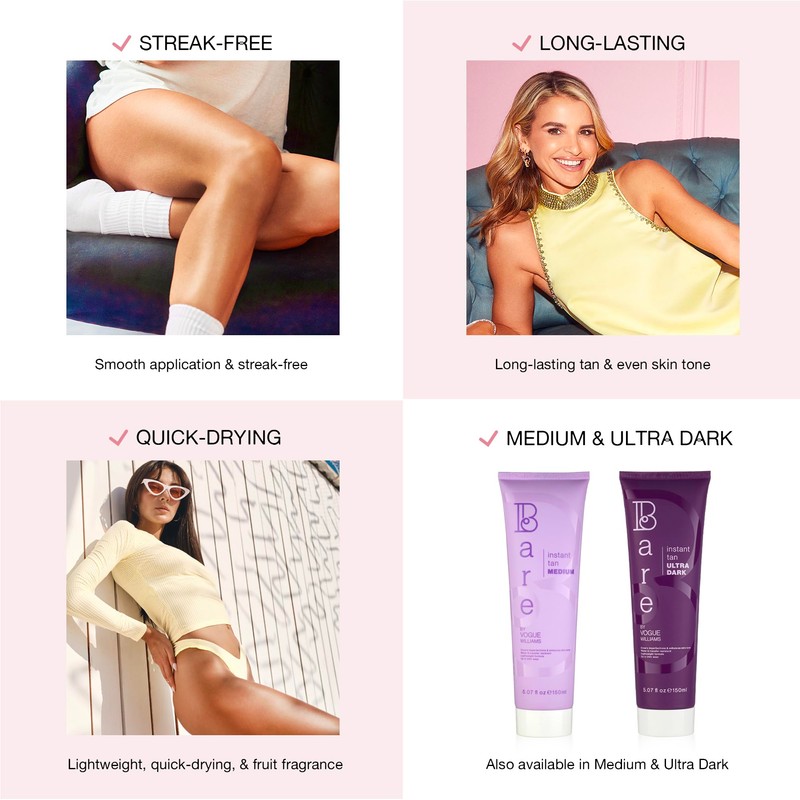 Bare by Vogue Instant Tan - Dark 150ml