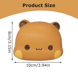 KBIBCK Anti-Stress Toy, Pack of 2 Dudu Bubu Squeeze Toy, Anti Stress Balls, Cute Anti-Stress Toy Squishy, Dudu Bubu Squeeze Toy, Fidget Toy for Children and Adults