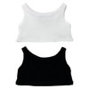 niannyyhouse 10cm Plush Doll Clothes Solid Color Vest Sleeveless T-Shirt