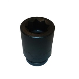 WHITE USA-1" DRIVE X 2-3/16" 8-POINT DEEP IMPACT RAILROAD SOCKET I6370L