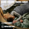 Frelaxy Ultralight Sleeping Bag Liner - Compact & Breathable Travel