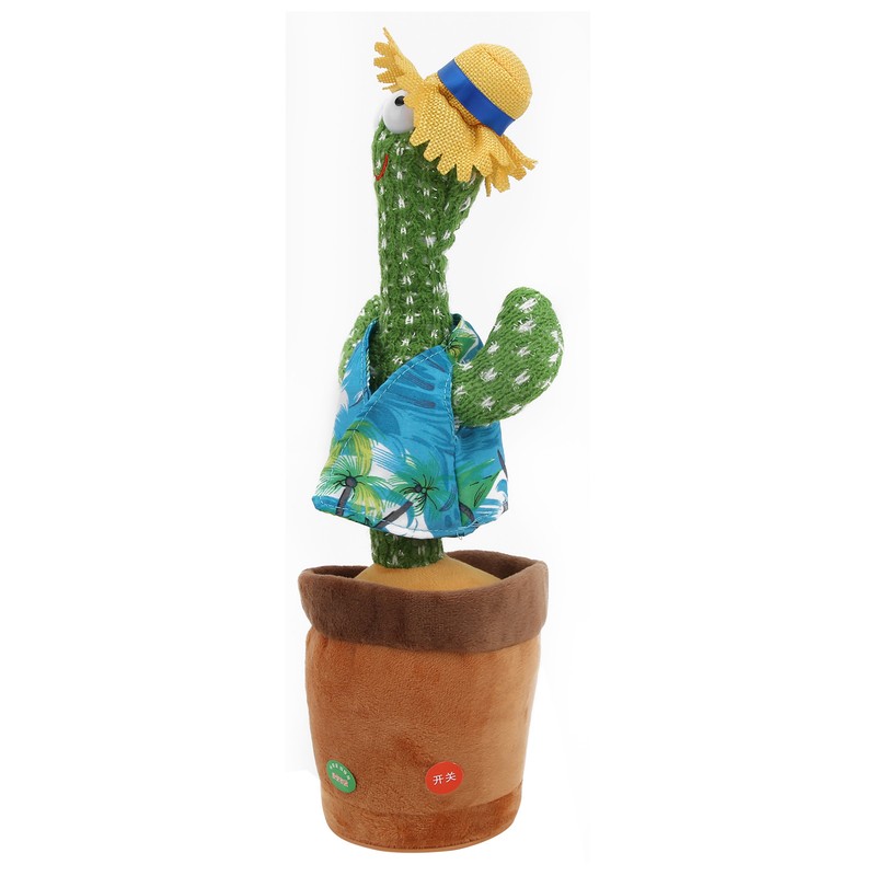 Cactus Plush Toy Multifunction Electronic Cacti Plaything Singing and Dancing