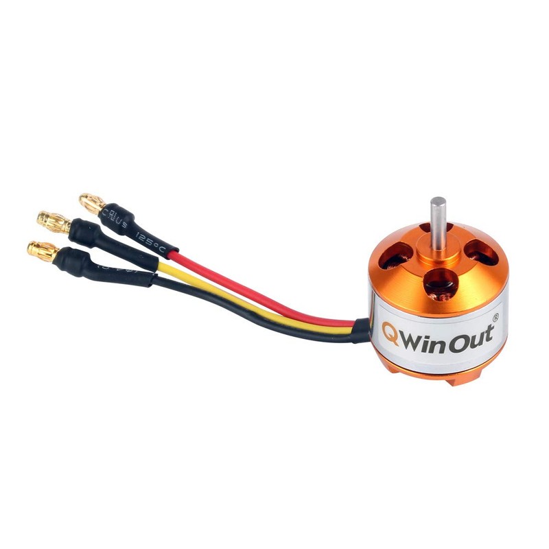 QWinOut A2212 1000KV Brushless Outrunner Motor 13T with 3.5mm Male
