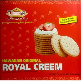 Diamond Bakery Hawaiian Original Crackers 30 Ounce (Royal Creem)