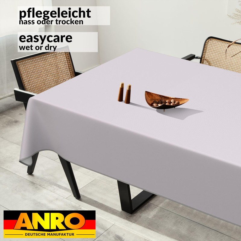 ANRO Oilcloth Tablecloth, Washable, Oilcloth, Garden Tablecloth, Outdoor, Indoor, 160