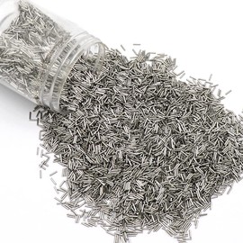 500g Steel Polishing Pins Magnetic Polishing Machine Jewelry Tools Rotary Machining Stainless Steel Polishing Needles (0.3x10mm)