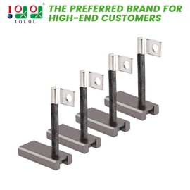 10L0L Golf Cart Starter Generator Brushes Set Motor Brushes Fits EZGO Gas 80+ CC 84+ YMH Gas Set of 4 Replaces 1013023 J10-81111-10 CP16888-G1 1018693-01 16888-G1