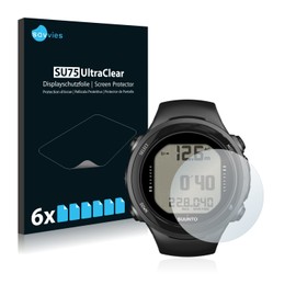 Savvies 6 Pack Screen Protector compatible with Suunto D4i Novo Protection Film Clear
