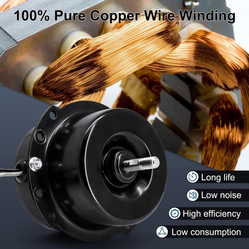 Criditpid 10 Inch Shutter Exhaust Fan with Speed Controller Switch,