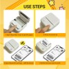 Zuukoo Sticker Printer,Thermal Printer Label Maker with 3 rolls Paper,