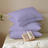 MistyMorning Pillow Cases 4 Pack - Standard Size (50x75+15cm), Egyptian