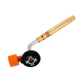 Supertool 1300° Butane Gas Burner, Flame Thrower Burner, Hand Ignition, Camping, Welding, BBQ Tool, Brass, Multifunction for Home, Camping, Workshops etc