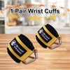 J Bryant Fitness Wrist Straps with Hooks for Weightlifting, Strength