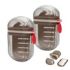 Pack of 2 Soap Box Travel Leak-Proof Waterproof Plastic Soap