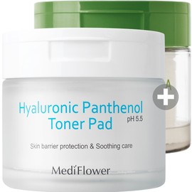 Mediflower Hyaluronic Panthenol Toner Pad 180ml60 sheets - 5.Hyaluronic Pad + Centella Pad / 메디플라워 히알루로닉 판테놀 토너 패드 180ml60매 - 5.히알루로닉 패드+센텔라 패드