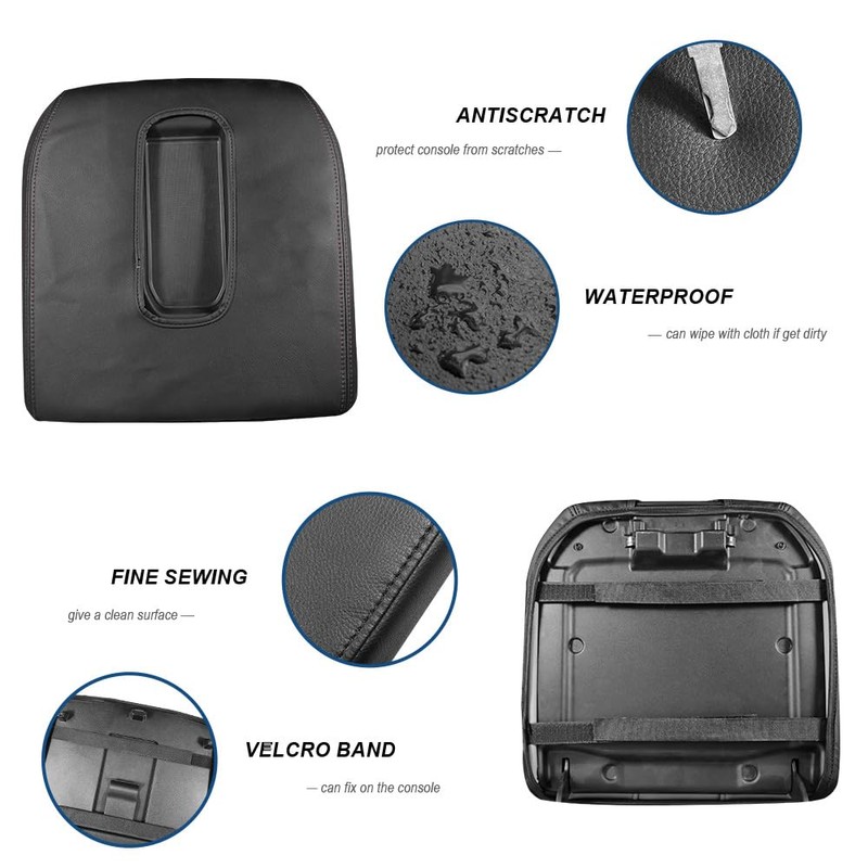 DEYTOP Center Console Cover for Silverado & Sierra 2019-2024 Accessories