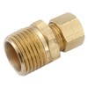 Anderson Metals 750068-0606 3/8-Inch Compression Coupling, 3/8" x 3/8"