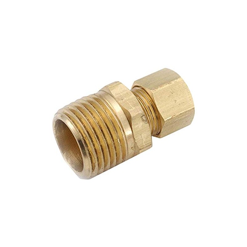 Anderson Metals 750068-0606 3/8-Inch Compression Coupling, 3/8" x 3/8"