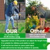 Hand Auger Post Hole Digger, 32''x 4" Earth Garden Auger