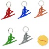 Munkees Athlete Bottle Opener Keychains, Mini Athletic Sports Can Opener
