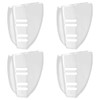 Lotsdonxia 2PCS Transparent Eyeglass Guards Safety Glasses Side Shields Universal