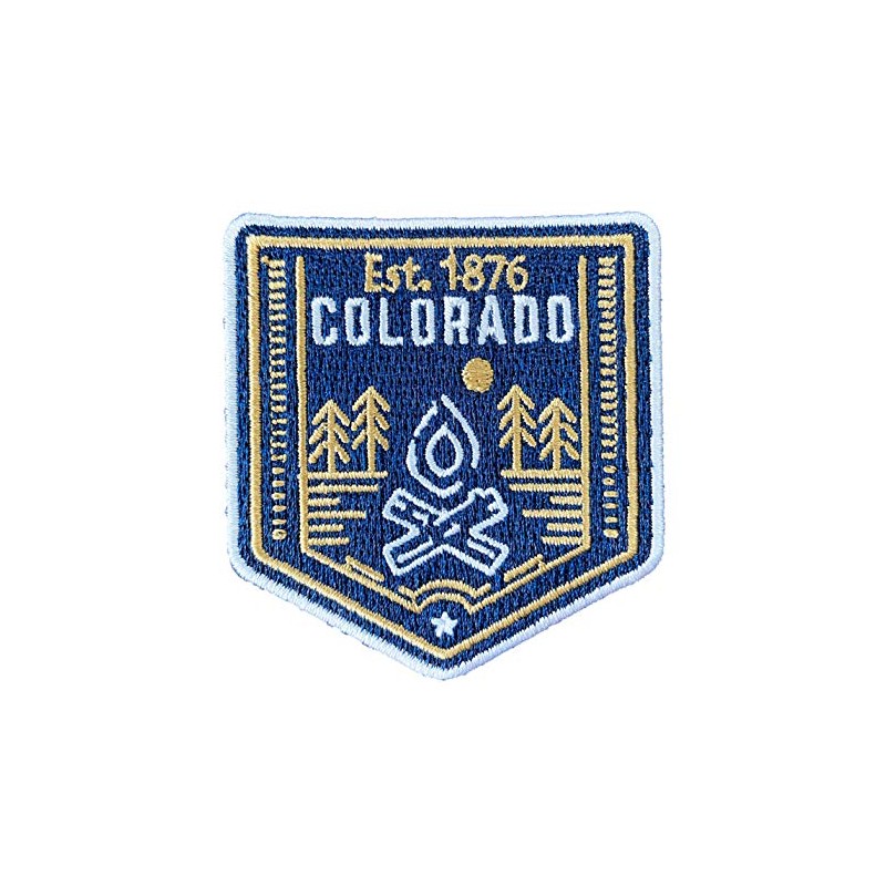 Colorado Patch - Parche de Colorado 100% bordado para coser