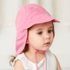 Baby Flap Sun Hat Wide Brim Quick Dry Cotton Adjustable