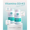 Vitamina D3 + K2 40 Cápsulas Veganas de 500 mg
