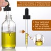 4 Pack 4oz Glass Dropper Bottles with Measured Dropper -