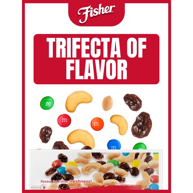 Fisher Snack Summit Trail Mix, 4 oz (Pack of 6),