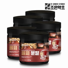 Joeun Herb Domestic Chestnut Peel Powder Chestnut Peel Pack 200g x 5 / 조은약초 국산 율피 가루 분말 율피팩 200g x 5