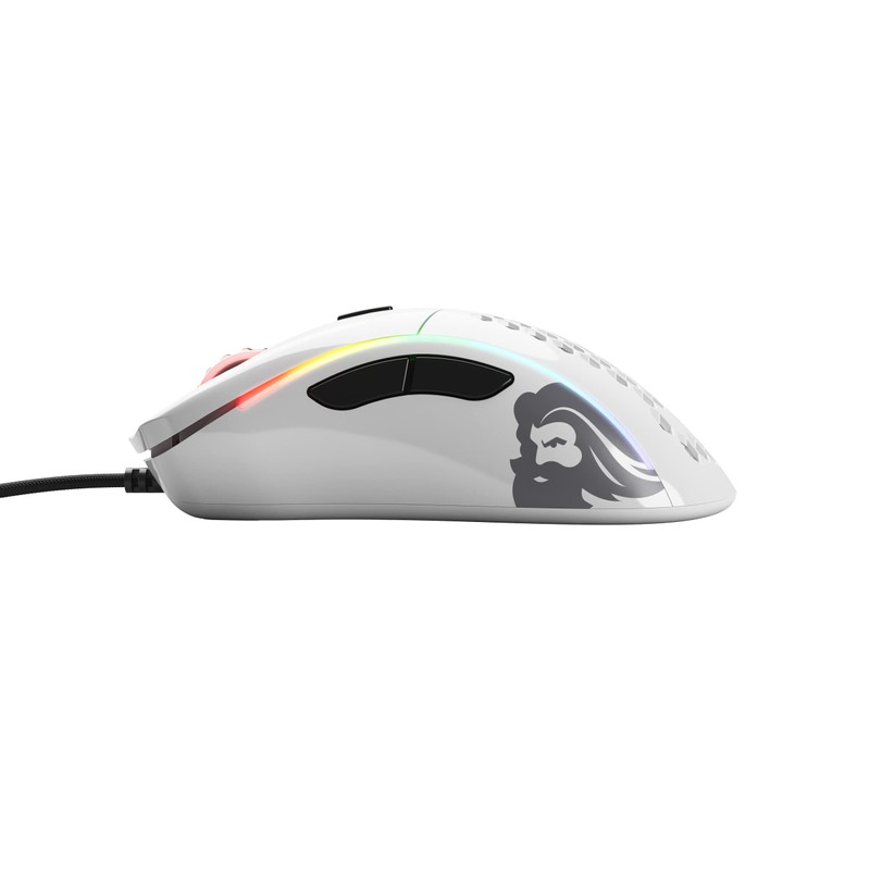 Glorious Model D Gaming Mouse, Glossy White (GD-GWHITE) (Renewed)