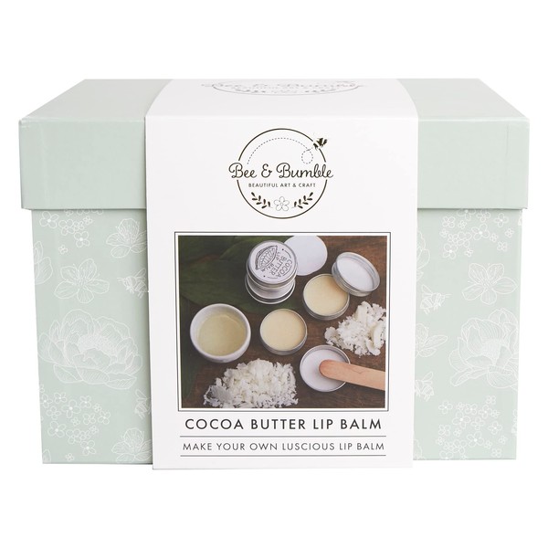 Bee & Bumble DIY Cocoa Butter Making Lip Balm Craft Kit, Ideal for Teenage Girls Kids, Adult, Ideal Skin Care Products