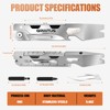 Multitool Pry Tool EDC Pocket Pry Bar with Multitool Bottle