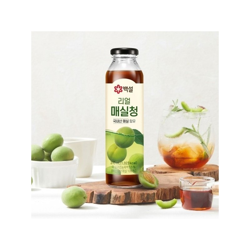 백설 리얼 매실청 310ml x2개 Baeksul Real Plum Extract 310ml