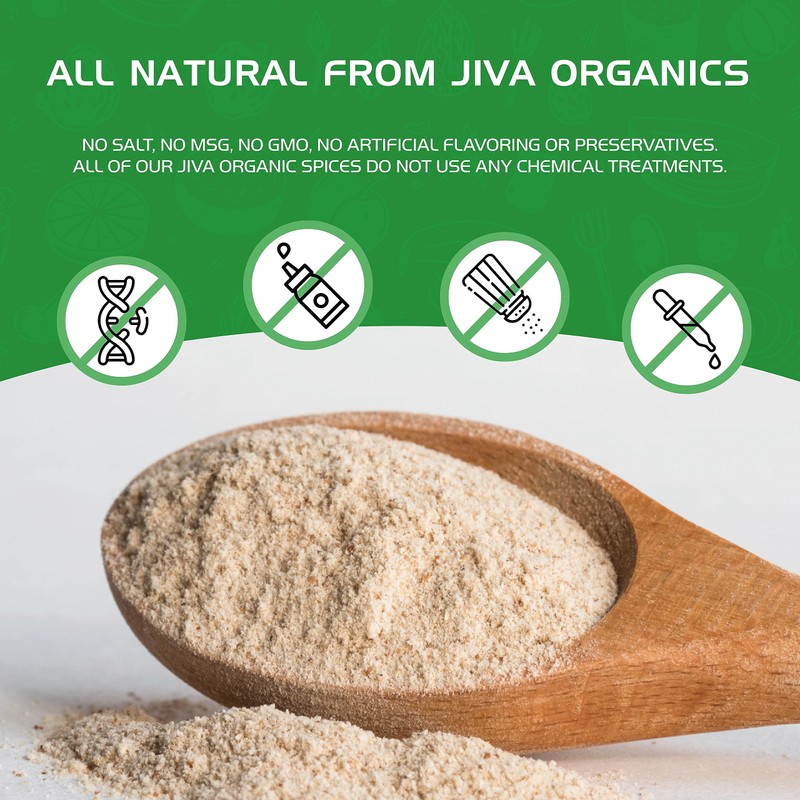 Jiva Organics Whole Psyllium Husk (Isabgol) 1.75 LB (28 Oz)