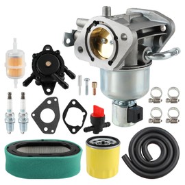 GoaMotors 16-853-19S Carburetor Air fuel Filter Fuel Pump Lawn Mower Tune up Kit for Kohler Some Engine KT725 KT730 KT735 KT740 KT745# 32-853-34-S 32-853-50-S 32-853-63-S