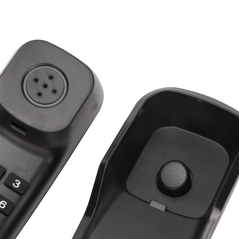 Wall Mounted Phone Redialing Mute Function Corded Telephone for Home