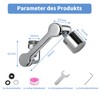 Figarge Bathroom Tap Attachment Rotating Tap Attachment Extension 1440 Swivel